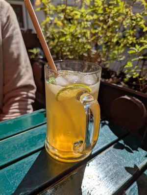 Limetten Limonade at Café Derbl in Hallstatt