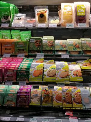 Mostly vegan substitutes at Despar - Campiello de l'Anconeta in Venice