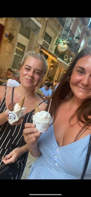 Maya, banana & lemon, coconut   at Livanti Gelato Di Sicilia in Alicante