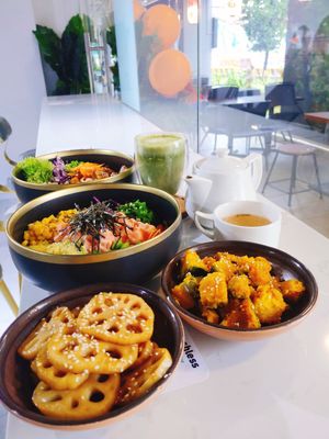 Vegan food at the plant food co  at The Plant Food  in Central Singapore