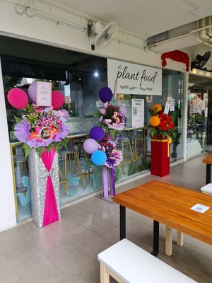 Restaurant front ~ 23/9/21 at The Plant Food  in Central Singapore
