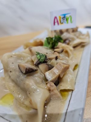 Truffle dumplings ~ 23/9/21 at The Plant Food  in Central Singapore