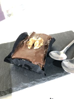 Sweet potato protein brownie $4.50 at The Plant Food  in Central Singapore