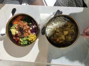 Mains come before sides at The Plant Food  in Central Singapore