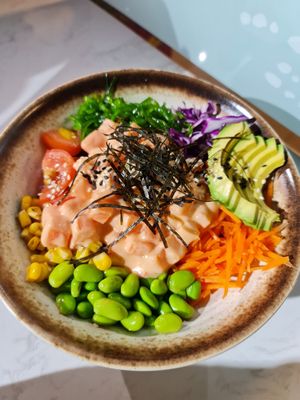 Spicy Tuna Bowl ~ 1/10/21 at The Plant Food  in Central Singapore