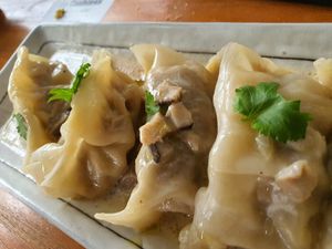truffle gyoza at The Plant Food  in Central Singapore