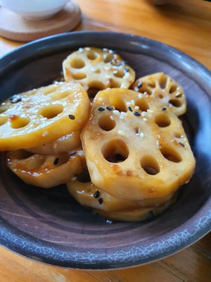 lotus root at The Plant Food  in Central Singapore