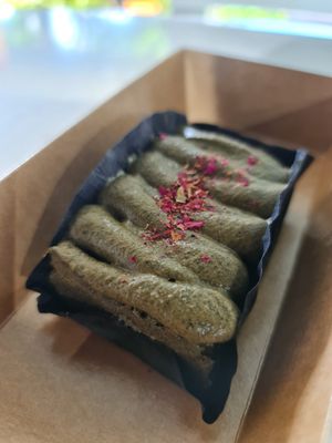 Black sesame fudge cake ~ 8/10/21 at The Plant Food  in Central Singapore