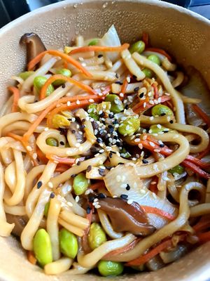 Teriyaki Udon ~ 6/1/22 at The Plant Food  in Central Singapore