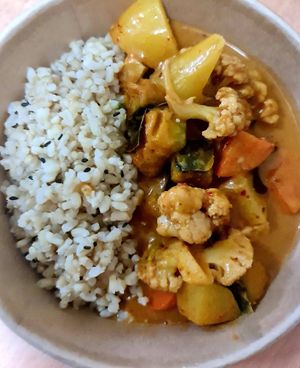 Red Thai Curry  ~ 6/1/22 at The Plant Food  in Central Singapore