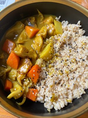 Japanese curry  at The Plant Food  in Central Singapore