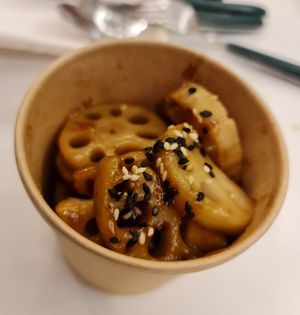 Soy Sweet Lotus Roots ~ 24/5/22 at The Plant Food  in Central Singapore