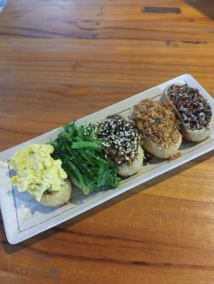 Assorted sushi at The Plant Food  in Central Singapore