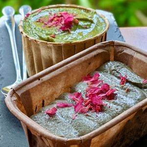 Black Sesame Fudge & Matcha Tofu Cheesecake at The Plant Food  in Central Singapore