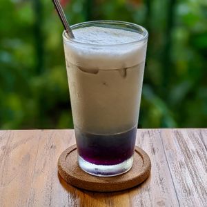 Blue Latte at The Plant Food  in Central Singapore