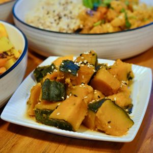 Simmered Kabocha Squash at The Plant Food  in Central Singapore