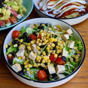 Tartar Tofu Salad at The Plant Food  in Central Singapore
