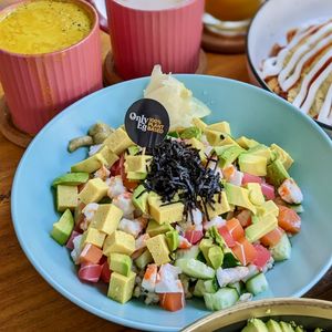 Chirashi Don w/ OnlyEg Tamago at The Plant Food  in Central Singapore