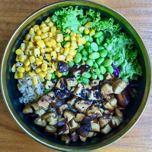 Truffled Mushroom Rice Bowl at The Plant Food  in Central Singapore