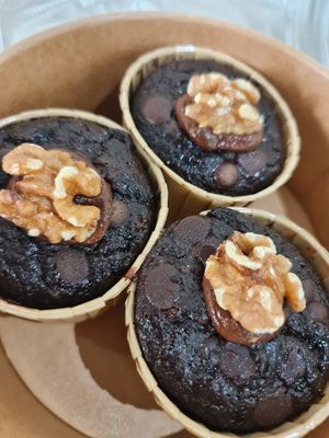 Double Chocolate Oat Muffin  ~ 19/3/23 at The Plant Food  in Central Singapore
