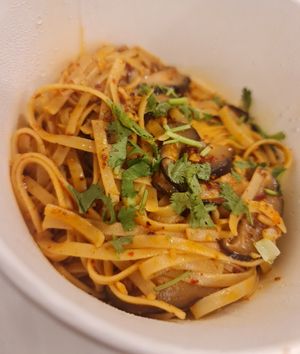 Delivery ~ Mushroom Aglio Olio ~ 26/6/23 at The Plant Food  in Central Singapore