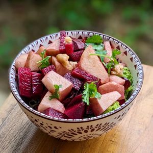 Vegan Apple Beetroot Cranberry Salad at The Plant Food  in Central Singapore
