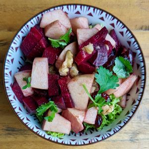 Vegan Apple Beetroot Cranberry Salad at The Plant Food  in Central Singapore