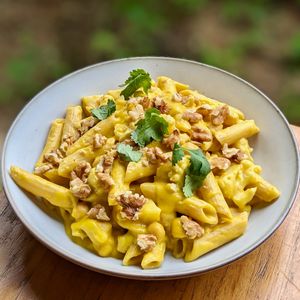 Vegan Creamy Pumpkin Penne at The Plant Food  in Central Singapore