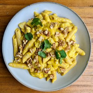 Vegan Creamy Pumpkin Penne at The Plant Food  in Central Singapore