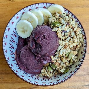 Vegan Acai Sorbet at The Plant Food  in Central Singapore