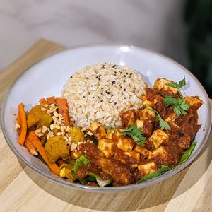 Vegan Sambal Tempeh and Tofu (Hari Raya 2024 Special) at The Plant Food  in Central Singapore