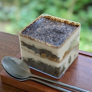 Vegan Hojicha Kinako Cream Cake at The Plant Food  in Central Singapore