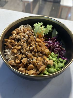 Mushroom teriyaki bowl  at The Plant Food  in Central Singapore