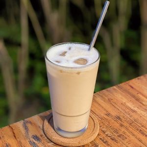 Vegan Iced Cinnamon Oat Mylk at The Plant Food  in Central Singapore
