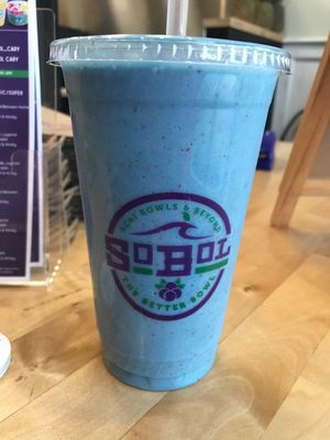 Spirulina Smoothie at SoBol  at SoBol in Cary