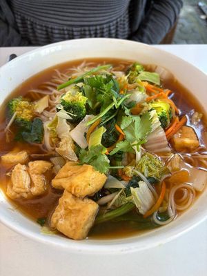 20. Nudelsuppe mit Tofu at Chi Chi Thai in Frankfurt