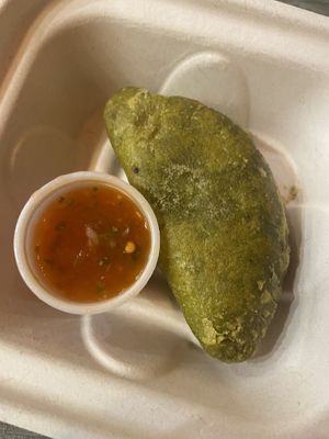 Delicious empanada  at Miti Miti Latin Street Food in South Orange
