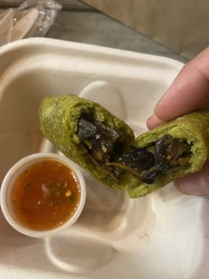 Yummy stuffing   at Miti Miti Latin Street Food in South Orange