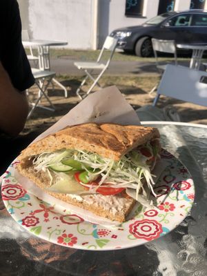 vegbab at Loving Hut Express in Ljubljana