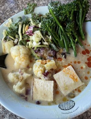 vegan ramen  at Craft Ramen in Santa Barbara