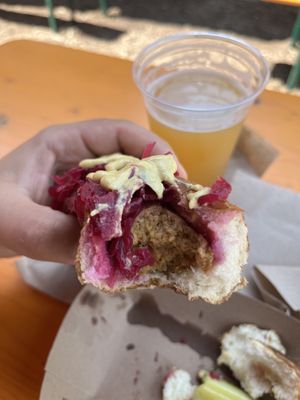 Vegan sausage   at The Northman in Chicago