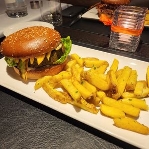 Falafel Burger at Restaurant Zollhuus in Aarau