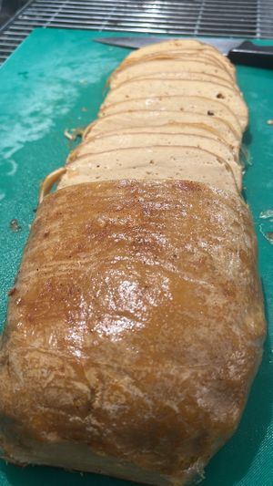 Made in House Seitan Roasted ‘Turkey' #Veganuary at Fu'una Cultures-I'm Into Something Good in Guam