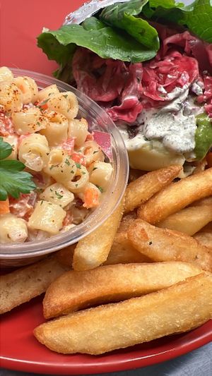 Beyond Burger with Lettuce Buns  #Veganuary at Fu'una Cultures-I'm Into Something Good in Guam