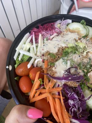 Chickpea salad  at Fu'una Cultures-I'm Into Something Good in Guam