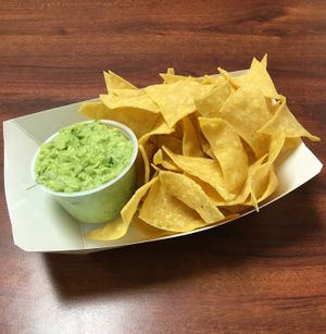 Side of chips and guacamole. at Rincon Mexicano in Inver Grove Heights
