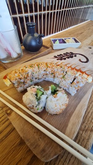 Waki waki sushi - vegan version at WAKI WAKI Veggie Sushi in Bangkok