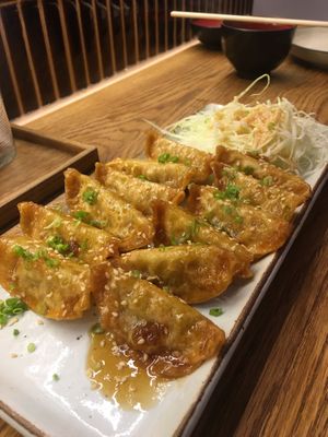 Dumplings at WAKI WAKI Veggie Sushi in Bangkok