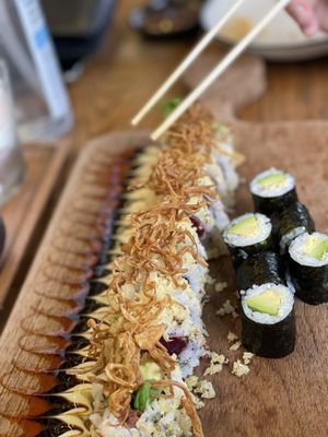   at WAKI WAKI Veggie Sushi in Bangkok