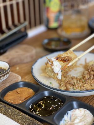   at WAKI WAKI Veggie Sushi in Bangkok